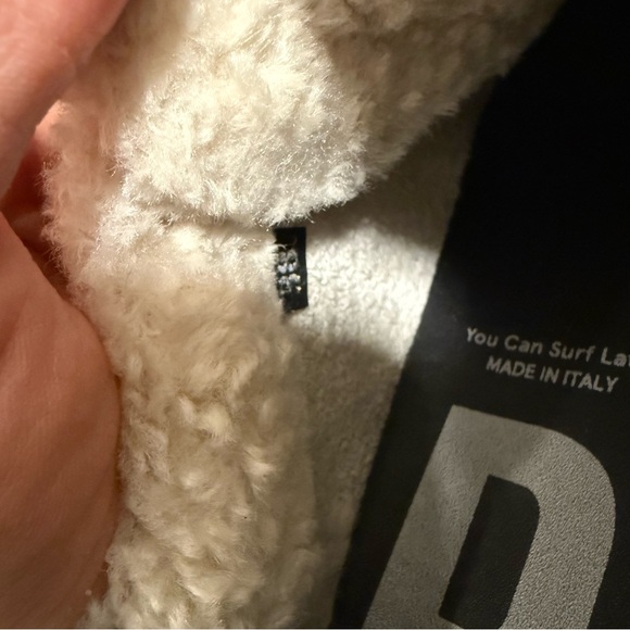 P448 White Sneakers with Sherpa - Picture 8 of 8